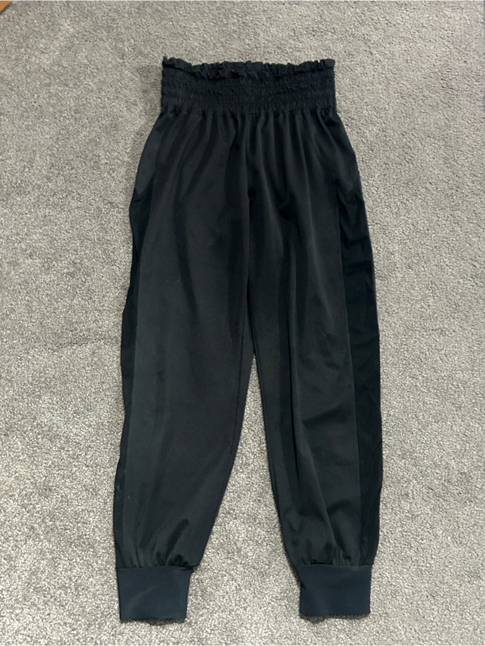5 Dancewear Black Elastic-Waist Jogger Pants